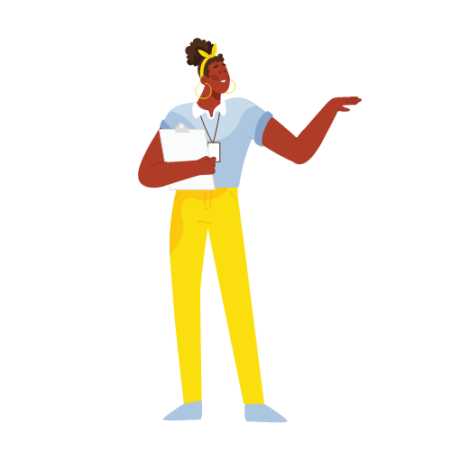 Team enjoying art activities